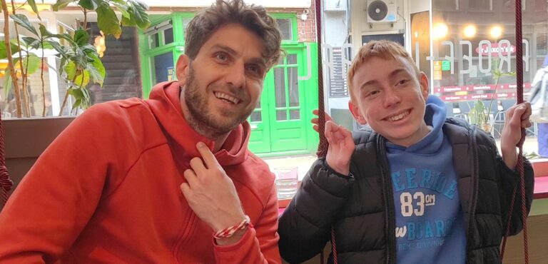 Giammaria in Olanda con il Prof Giuliano De Martino