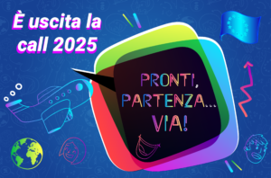 grafica colorata fluo: è uscita la call 2025! Pronti, partenza, via!